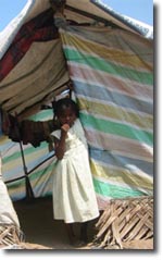 Girl in Tent